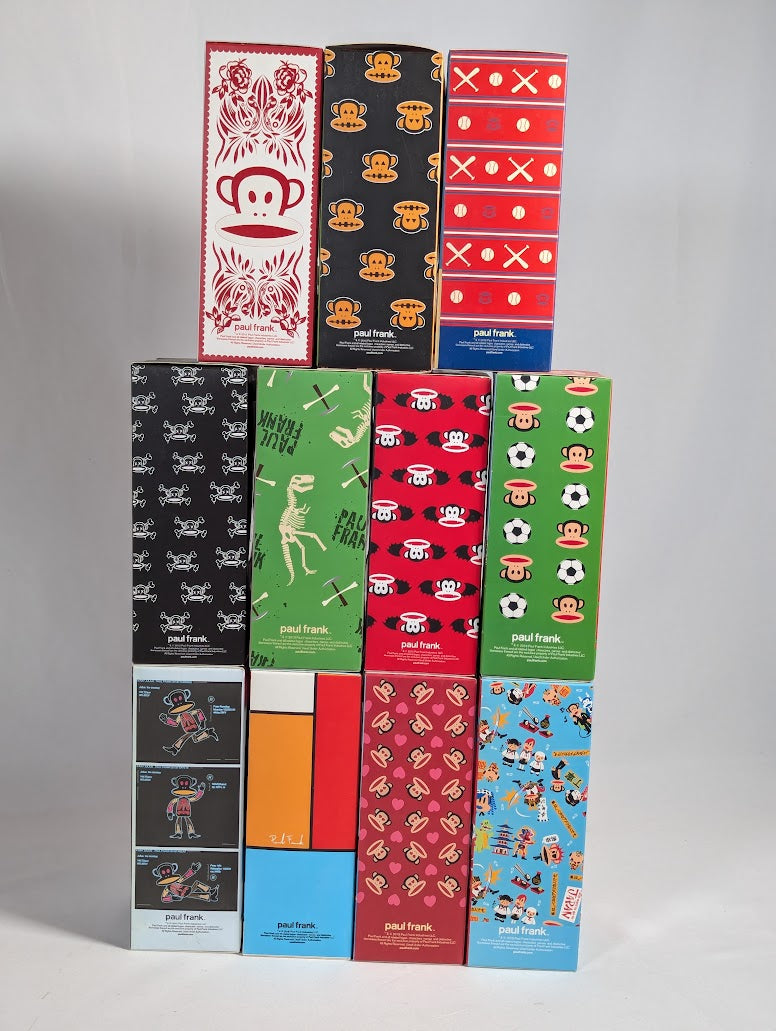 Paul Frank Julius the Monkey Play Imaginative Bundle of 11 Vinyl Art Figures