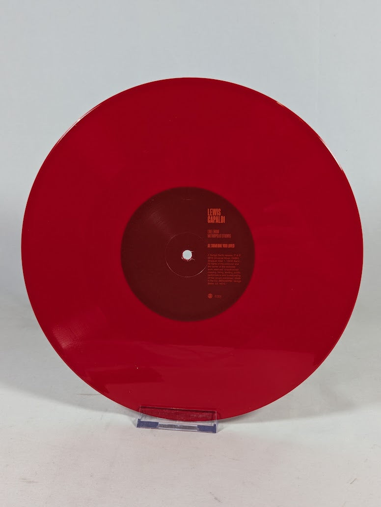 Lewis Capaldi Bruises & Someone You Loved Live From Metropolis Studios 10" Vinyl Record