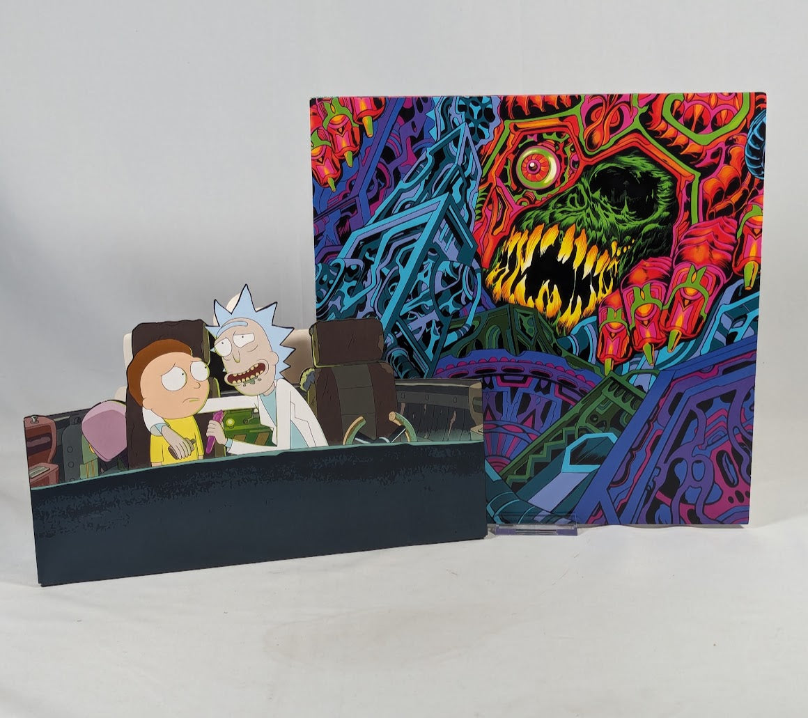 Rick and Morty Soundtrack 2x LP 12" Vinyl Record (Pink & Purple Splatter)