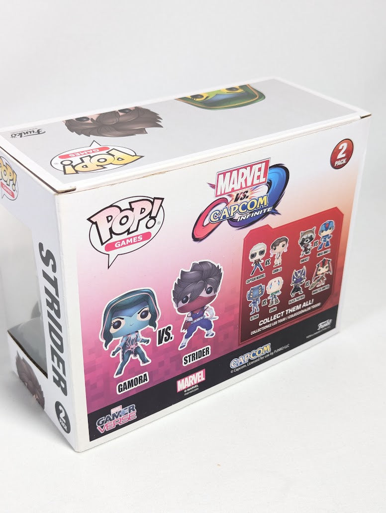 Marvel vs Capcom Infinite Gamora vs Strider Funko Pop! Vinyl Figure 2-Pack