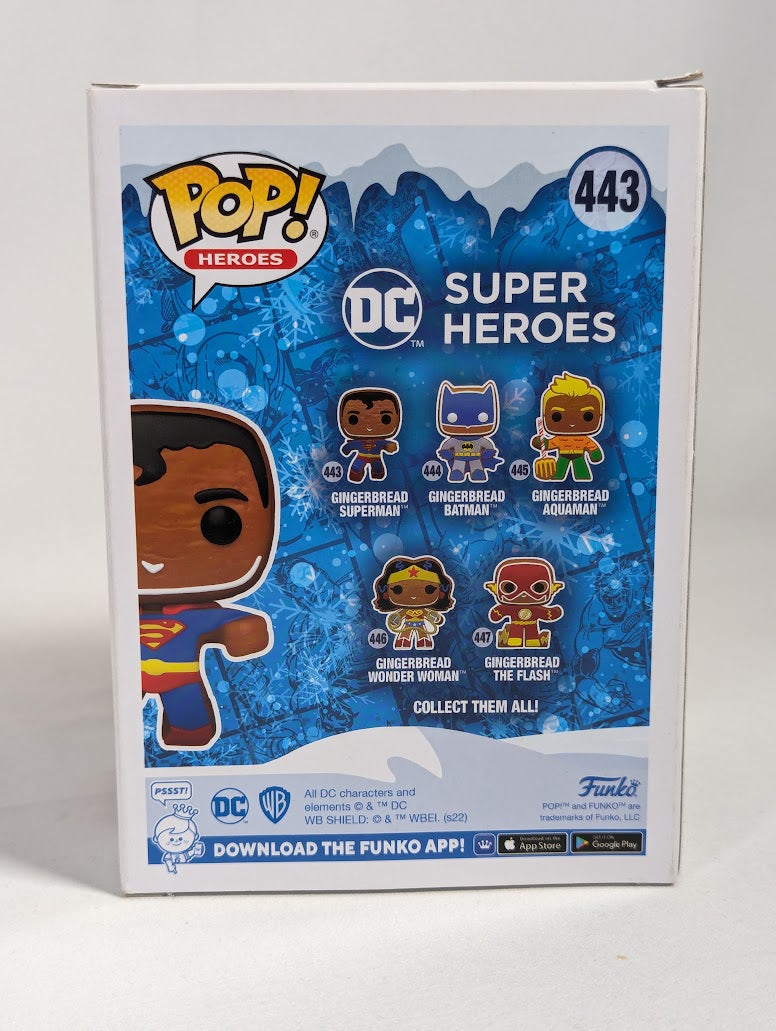 DC Comics Gingerbread Superman Funko Pop! Vinyl Figure #443