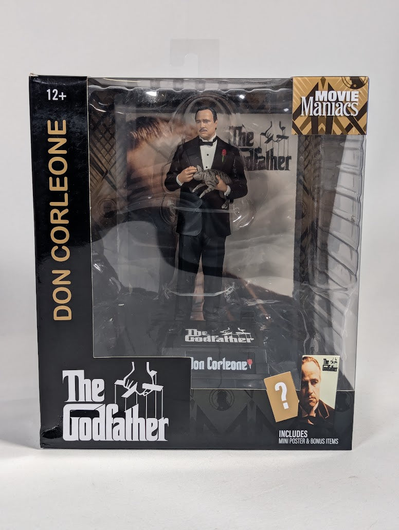 The Godfather Don Corleone Movie Maniacs McFarlane Toys 2026 Figure