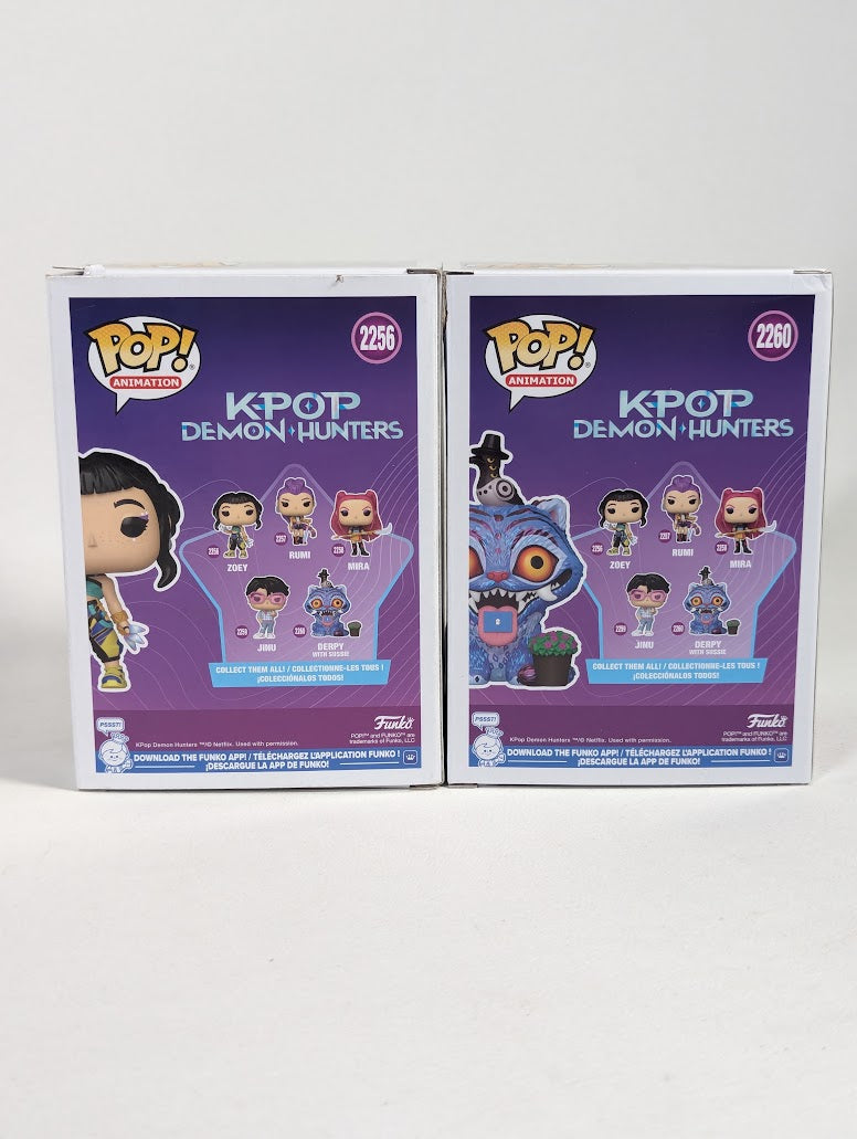 K-Pop Demon Hunters Bundle of 2 Funko Pop! Vinyl Figures