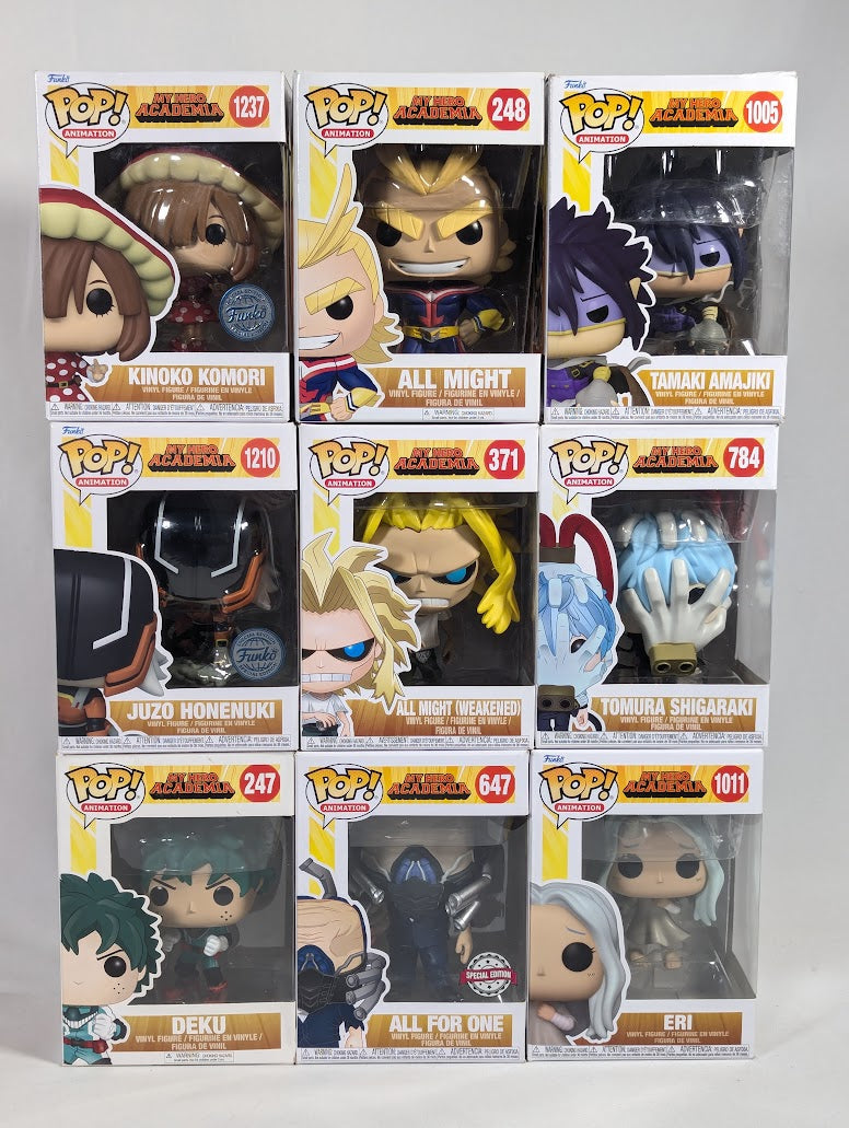 My Hero Academia Bundle of 9 Funko Pop! Vinyl Figures