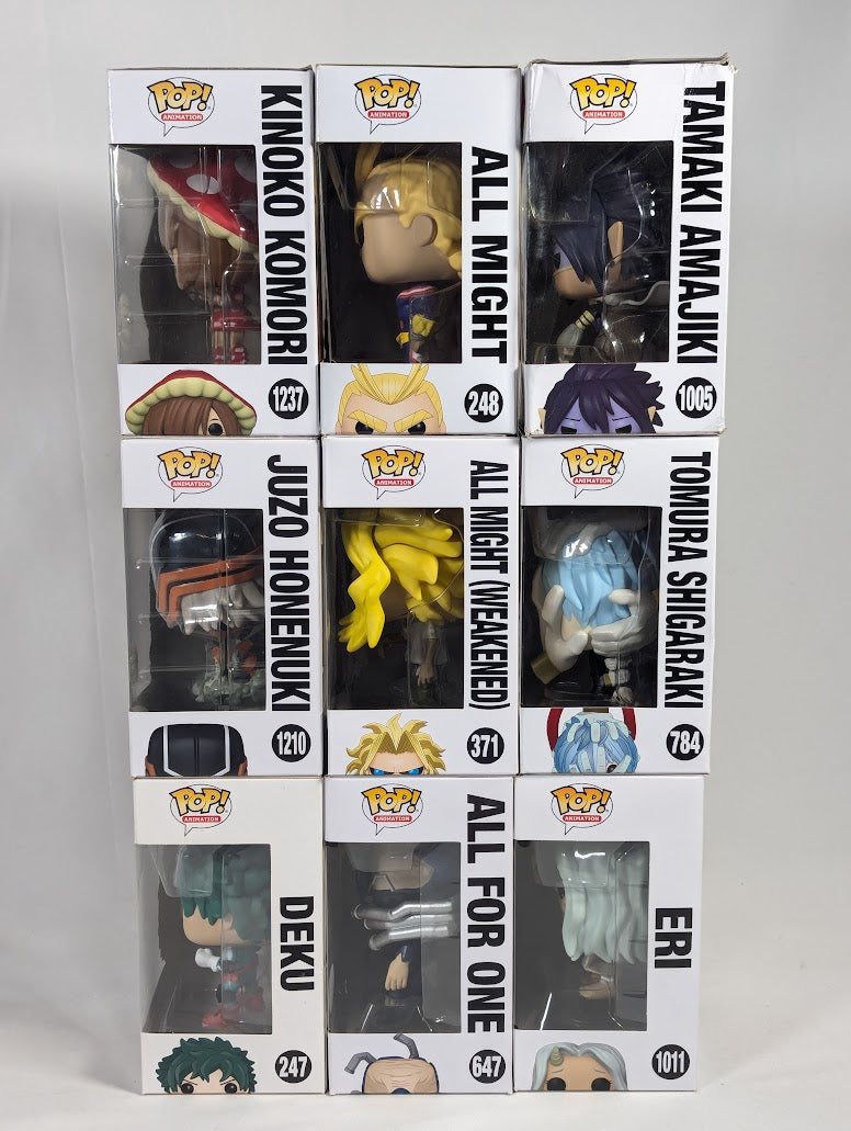 My Hero Academia Bundle of 9 Funko Pop! Vinyl Figures