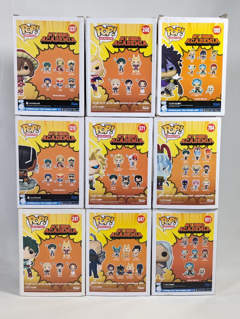 My Hero Academia Bundle of 9 Funko Pop! Vinyl Figures