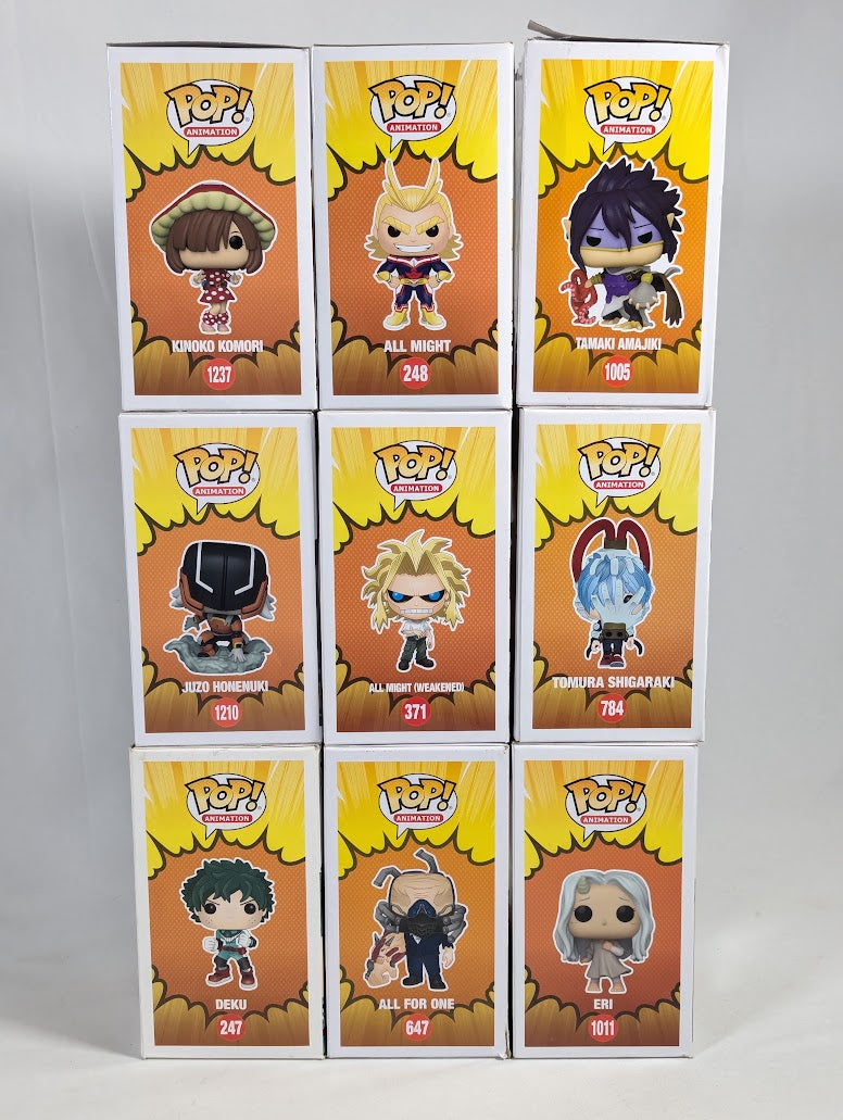 My Hero Academia Bundle of 9 Funko Pop! Vinyl Figures