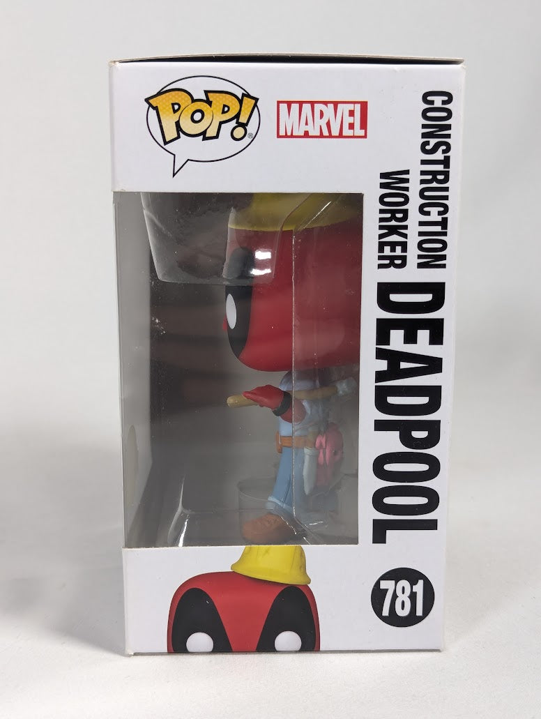 Marvel Construction Worker Deadpool (Special Edition) Funko Pop! Vinyl Figure #781