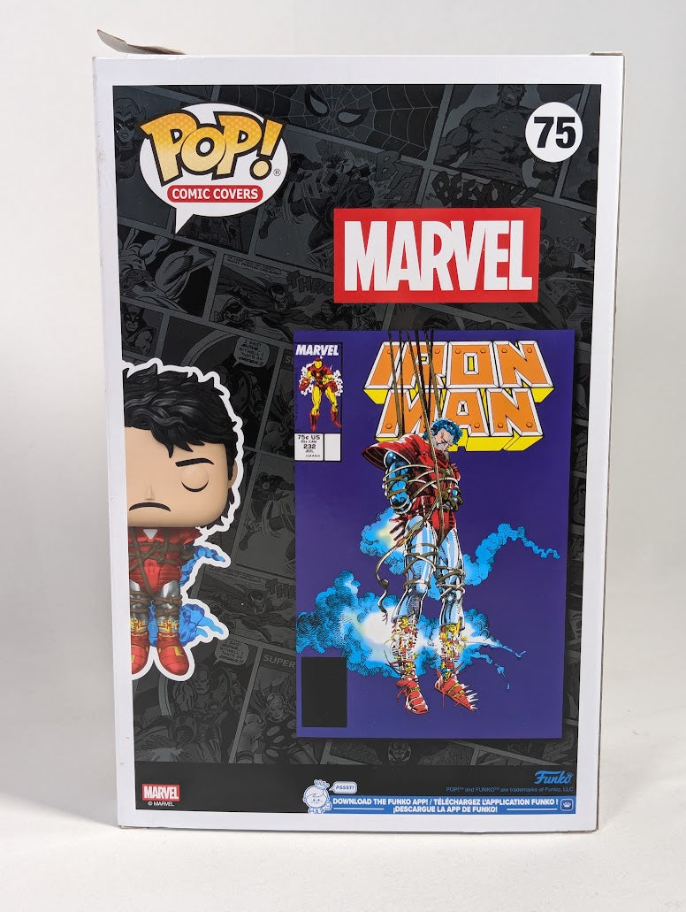 Marvel Iron Man Funko Pop! Comic Covers Vinyl Figure #75