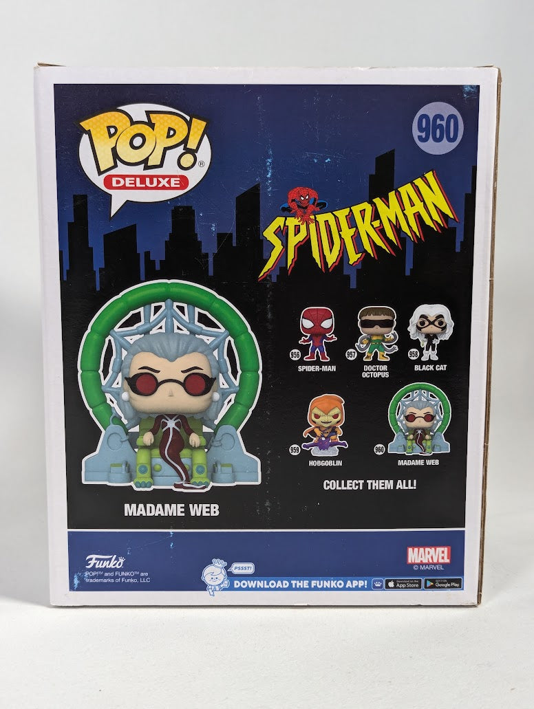 Marvel Spider-Man The Animated Series Madame Web Funko Pop! Deluxe Vinyl Figure #960
