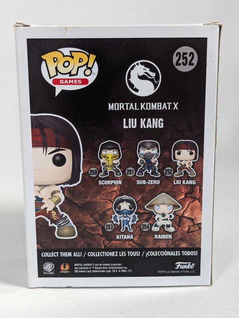 Mortal Kombat X Liu Kang Funko Pop! Vinyl Figure #252