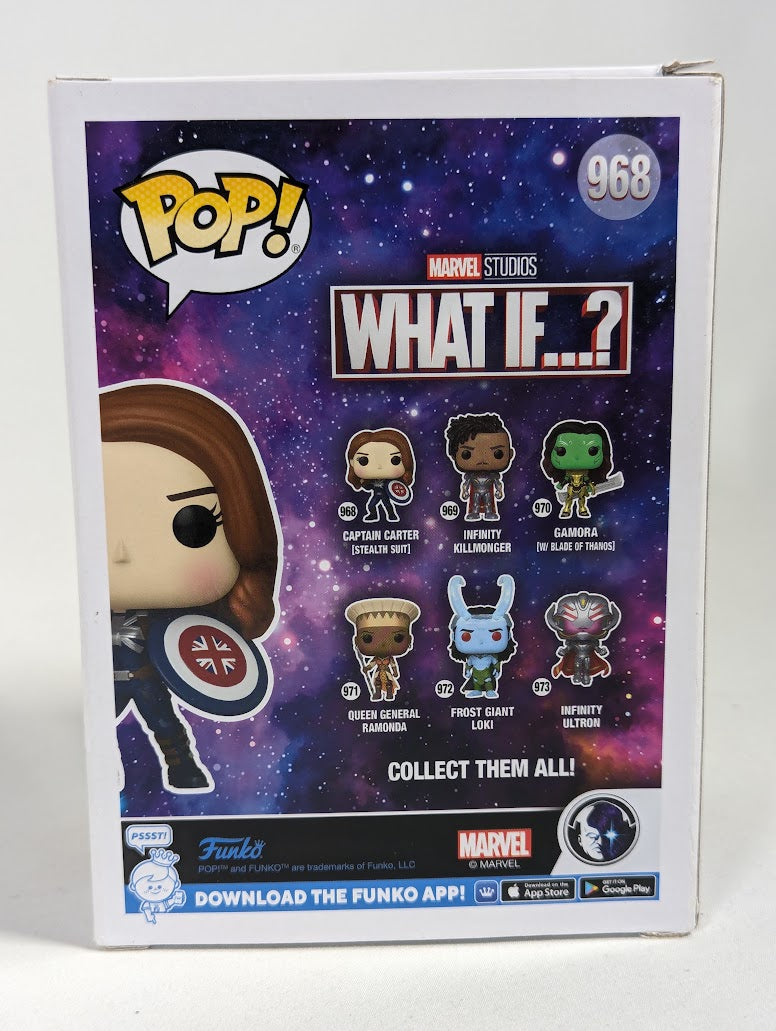 Marvel What If...? Captain Carter Stealth Suit Funko Pop! Vinyl Figure #968