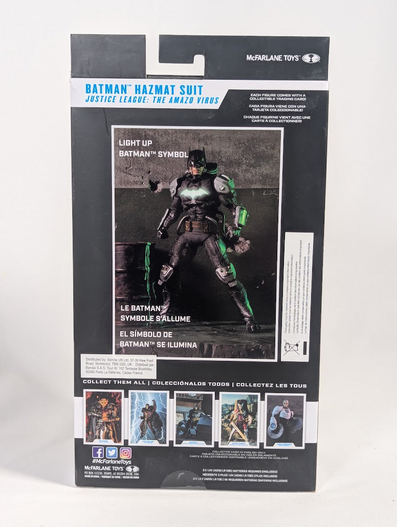 DC Multiverse Batman Hazmat Suit (Justice League The Amazo Virus) 2021 McFarlane Toys Gold Label Action Figure
