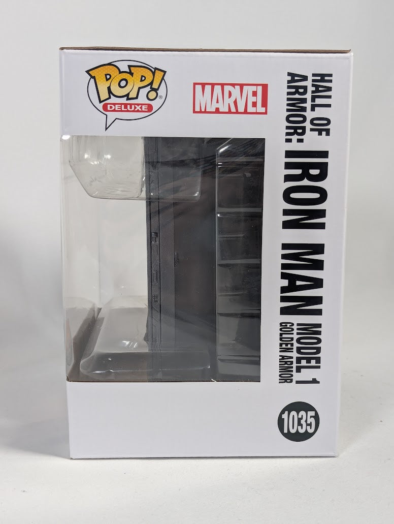 Marvel Hall of Armor Iron Man Model 1 Golden Armor Funko Pop! Deluxe Vinyl Figure #1035