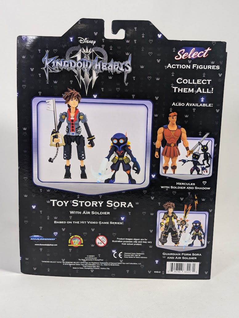 Kingdom Hearts 3 Toy Story Sora With Air Soldier 2019 Diamond Select Collector's Action Figures