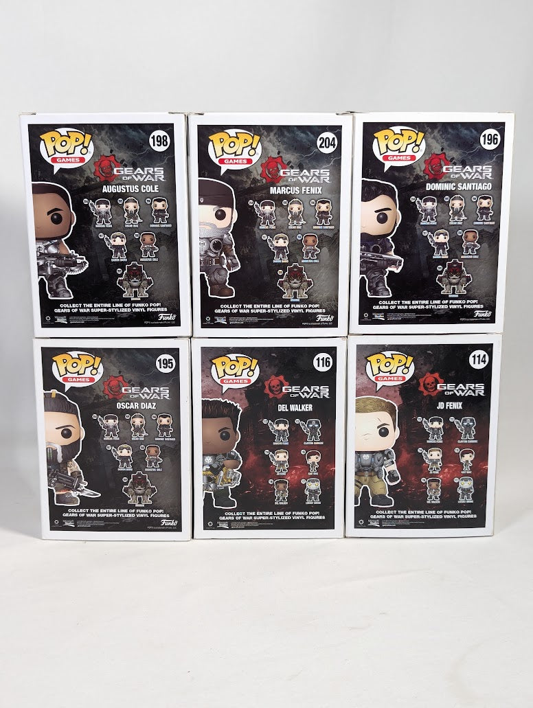 Gears of War Bundle of 6 Funko Pop! Vinyl Figures
