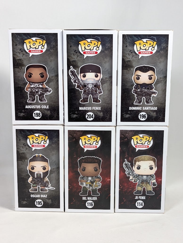 Gears of War Bundle of 6 Funko Pop! Vinyl Figures