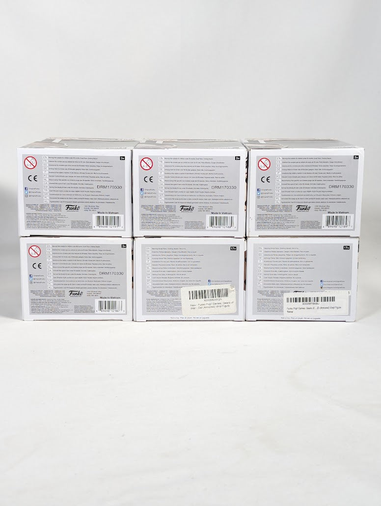 Gears of War Bundle of 6 Funko Pop! Vinyl Figures