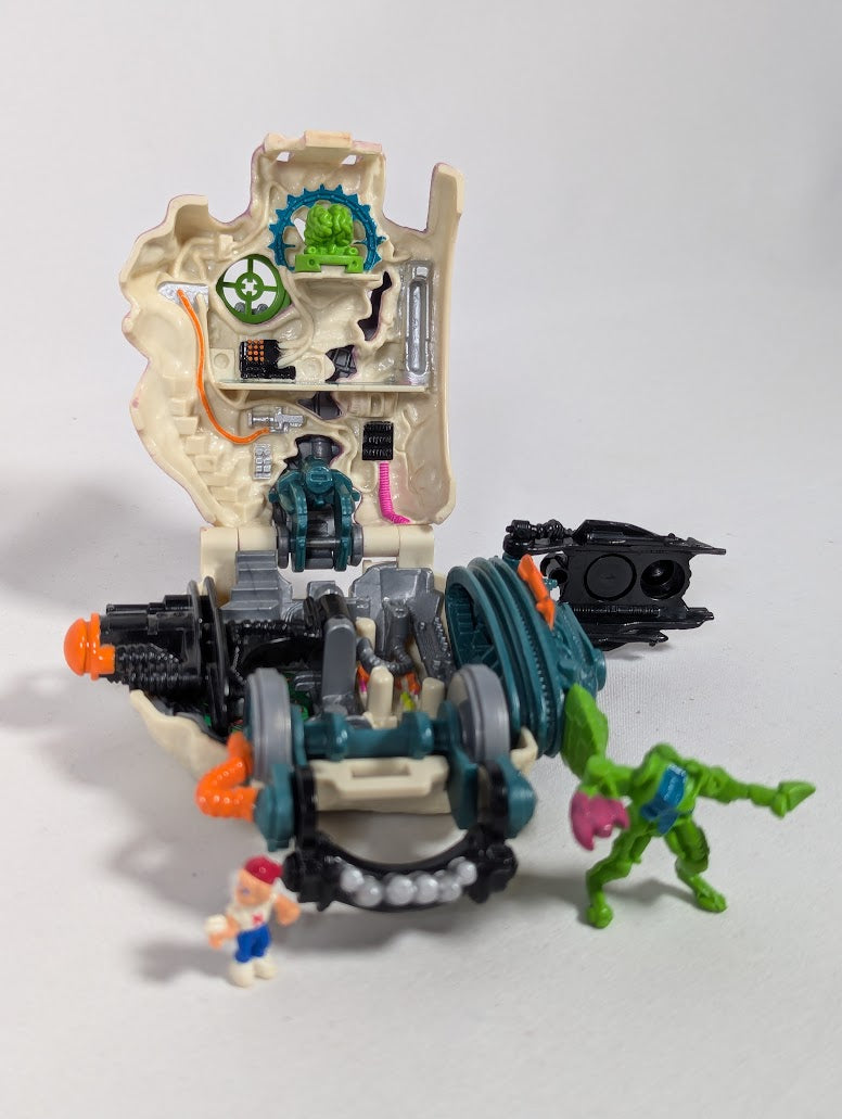 Mighty Max Bytes Cyberskull Cyro-Skull Doom Zone 1994 Bluebird Toys Pocket Playset
