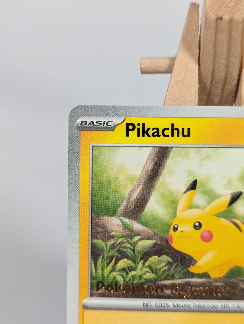 Pokemon Trading Card Game Pikachu 025/165 Pokemon 151 Poke Post 2023 Pokemon Together Stamped LP+