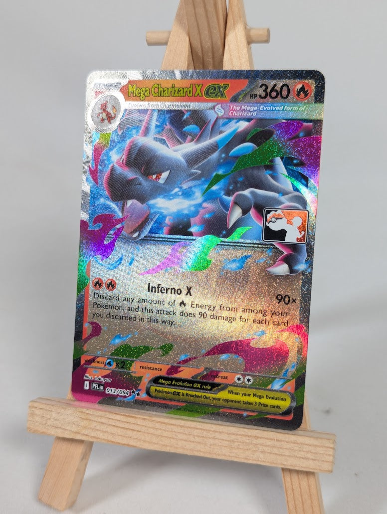 Pokemon Trading Card Game Mega Charizard X 013/094 Phantasmal Flames Play! Stamp NM