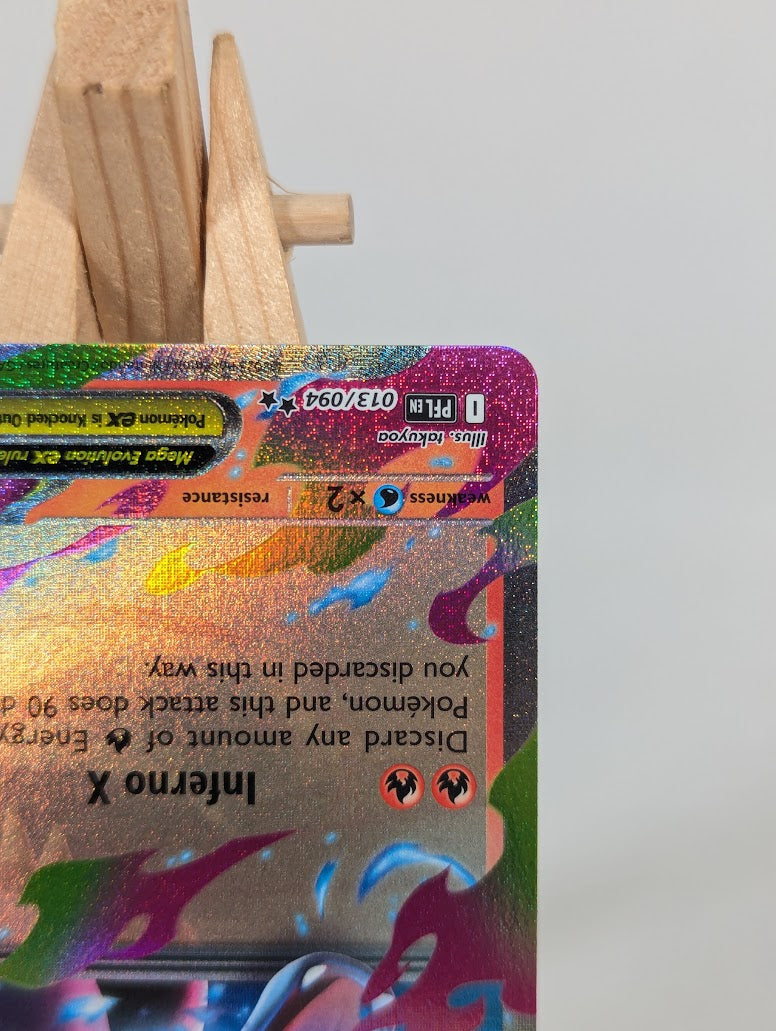 Pokemon Trading Card Game Mega Charizard X 013/094 Phantasmal Flames Play! Stamp NM