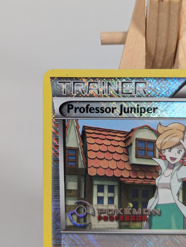 Pokemon Trading Card Game Professor Juniper 101/114 Black & White Base Set Pokemon Professor Stamp Reverse Holo LP+
