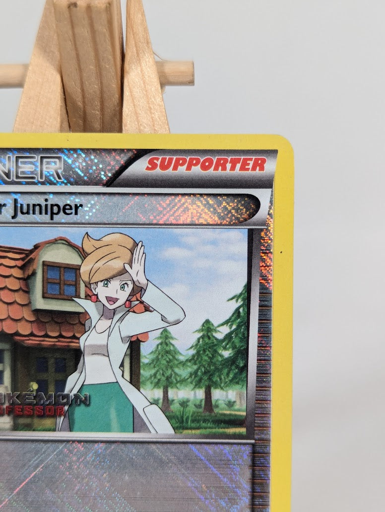 Pokemon Trading Card Game Professor Juniper 101/114 Black & White Base Set Pokemon Professor Stamp Reverse Holo LP+