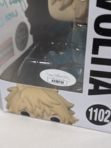 Black Clover Luck Voltia (Chase) (Glow in the Dark) (AAA Anime Exclusive) Funko Pop! Vinyl Figure #1102 Signed by Justin Briner