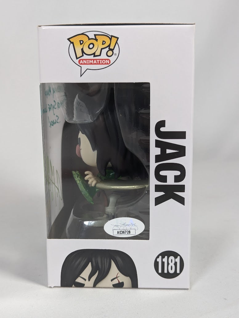 Black Clover Jack (2022 Winter Convention) Funko Pop! Vinyl Figure #1181 Signed by Justin Cook