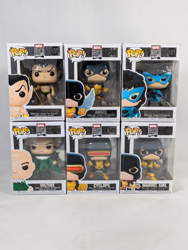 Marvel 80 Years Bundle of 6 Funko Pop! Vinyl Figures