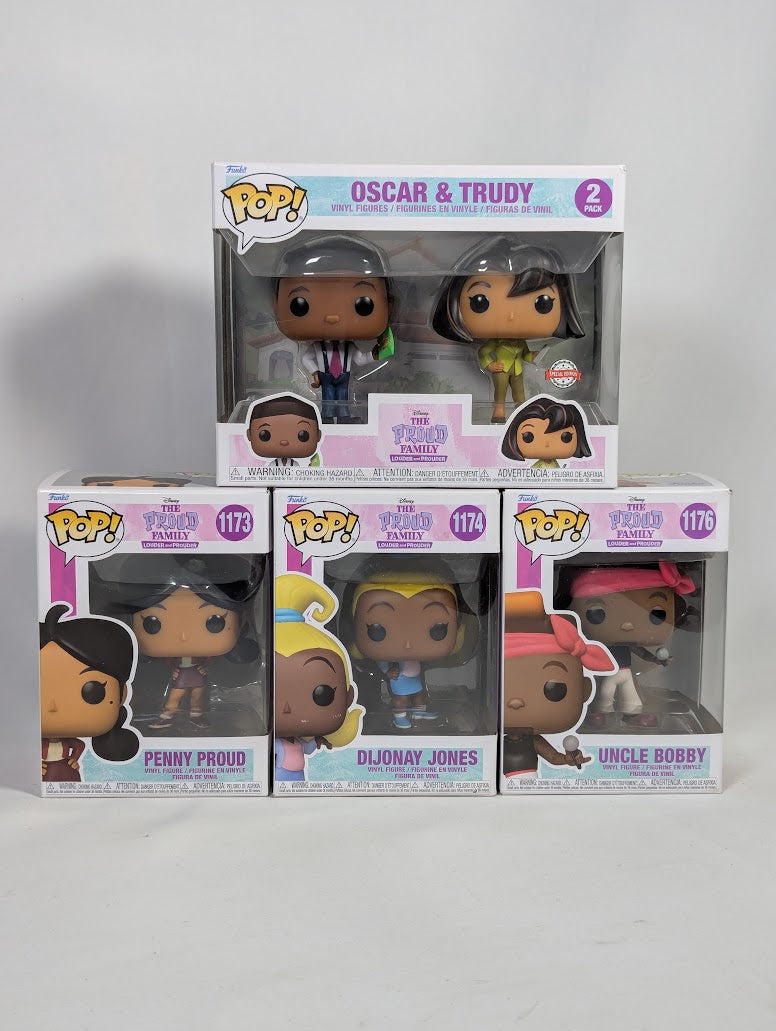 Disney The Proud Family Bundle of 4 Funko Pop! Vinyl Figures