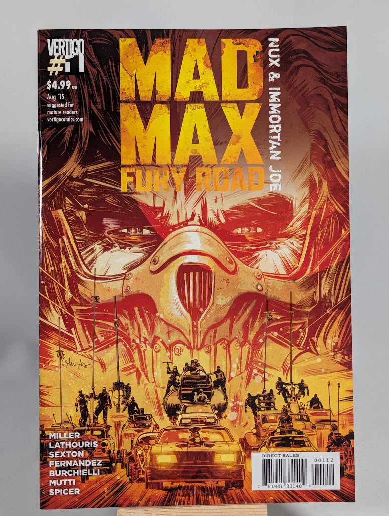 Mad Max Fury Road Nux & Immortan Joe Issue #1 Comic Book (2nd Print)