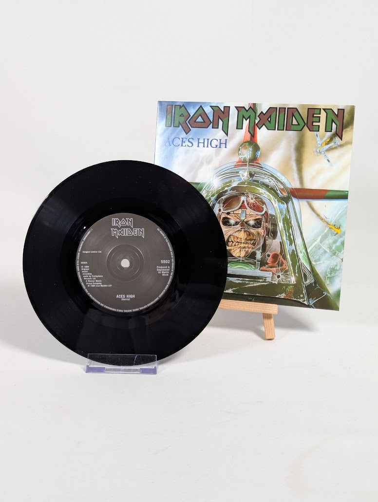 Iron Maiden Aces High 7" Vinyl Record (2014 Parlophone Reissue)