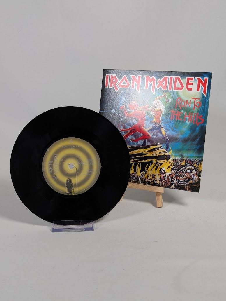 Iron Maiden Run to the Hills 7" Vinyl Record (2014 Parlophone Reissue)