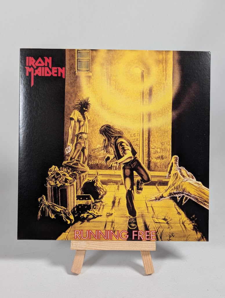 Iron Maiden Running Free 7" Vinyl Record (2014 Parlophone Reissue)