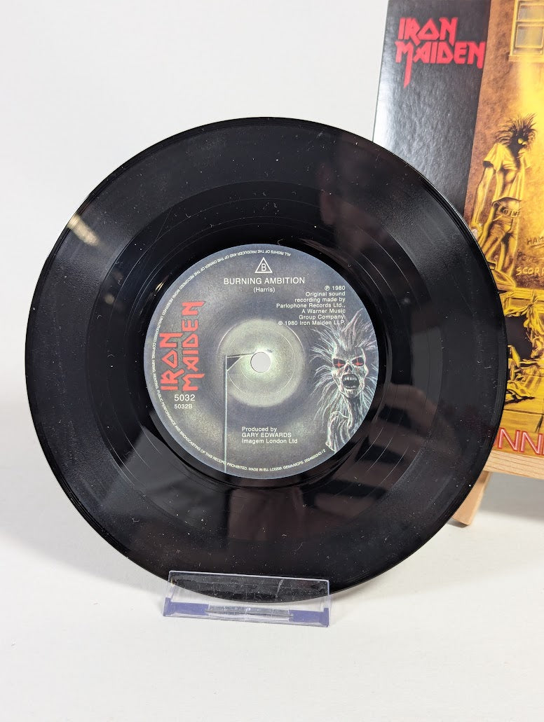 Iron Maiden Running Free 7" Vinyl Record (2014 Parlophone Reissue)