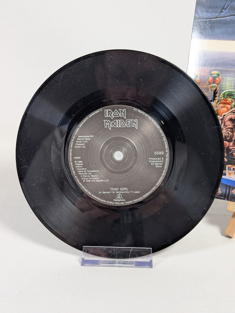Iron Maiden Stranger in a Strange Land 7" Vinyl Record (2014 Parlophone Reissue)