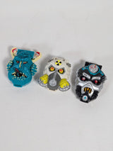 Mighty Max Nuke Ranger, Robot Invader & Sea Squirm Bluebird Toys 1992 Horror Heads Playset Bundle