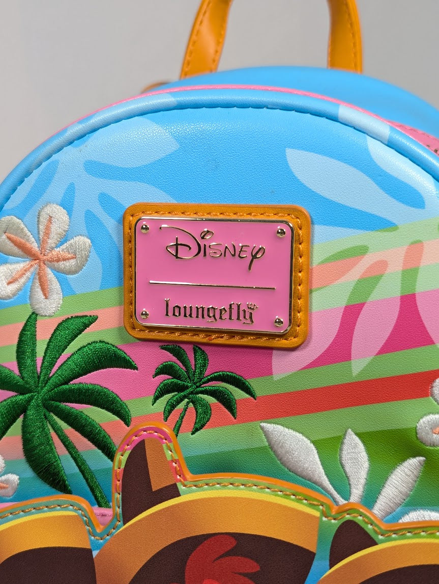Disney The Three Caballeros Beach Scene Loungefly Backpack