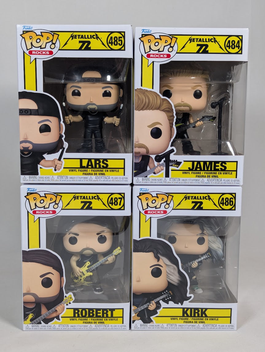 Metallica 72 Bundle of 4 Funko Pop! Vinyl Figures