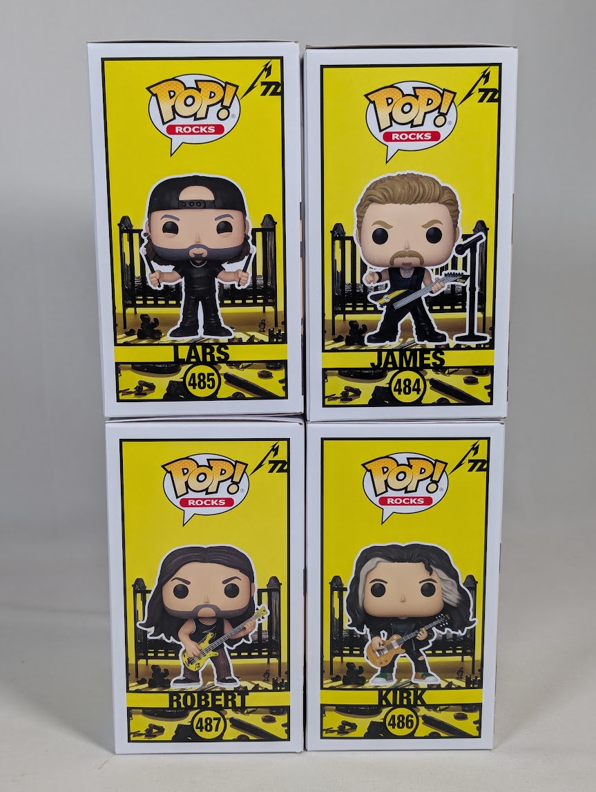 Metallica 72 Bundle of 4 Funko Pop! Vinyl Figures