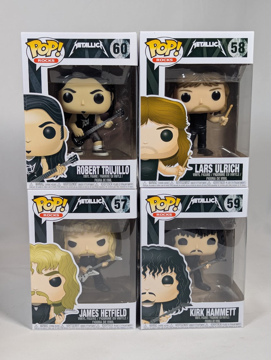 Metallica Bundle of 4 Funko Pop! Vinyl Figures