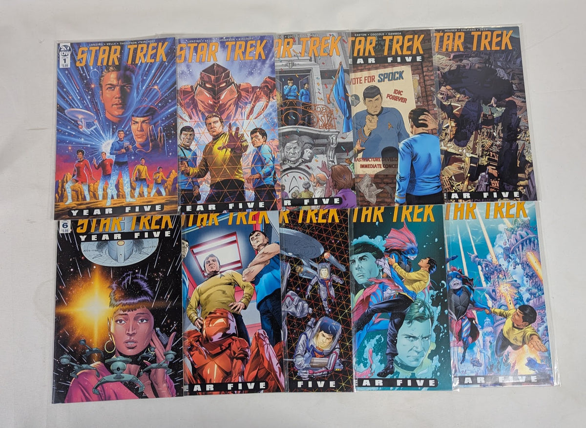 Star Trek Year Five (2019) Issues 1 - 15 Comic Book Bundle