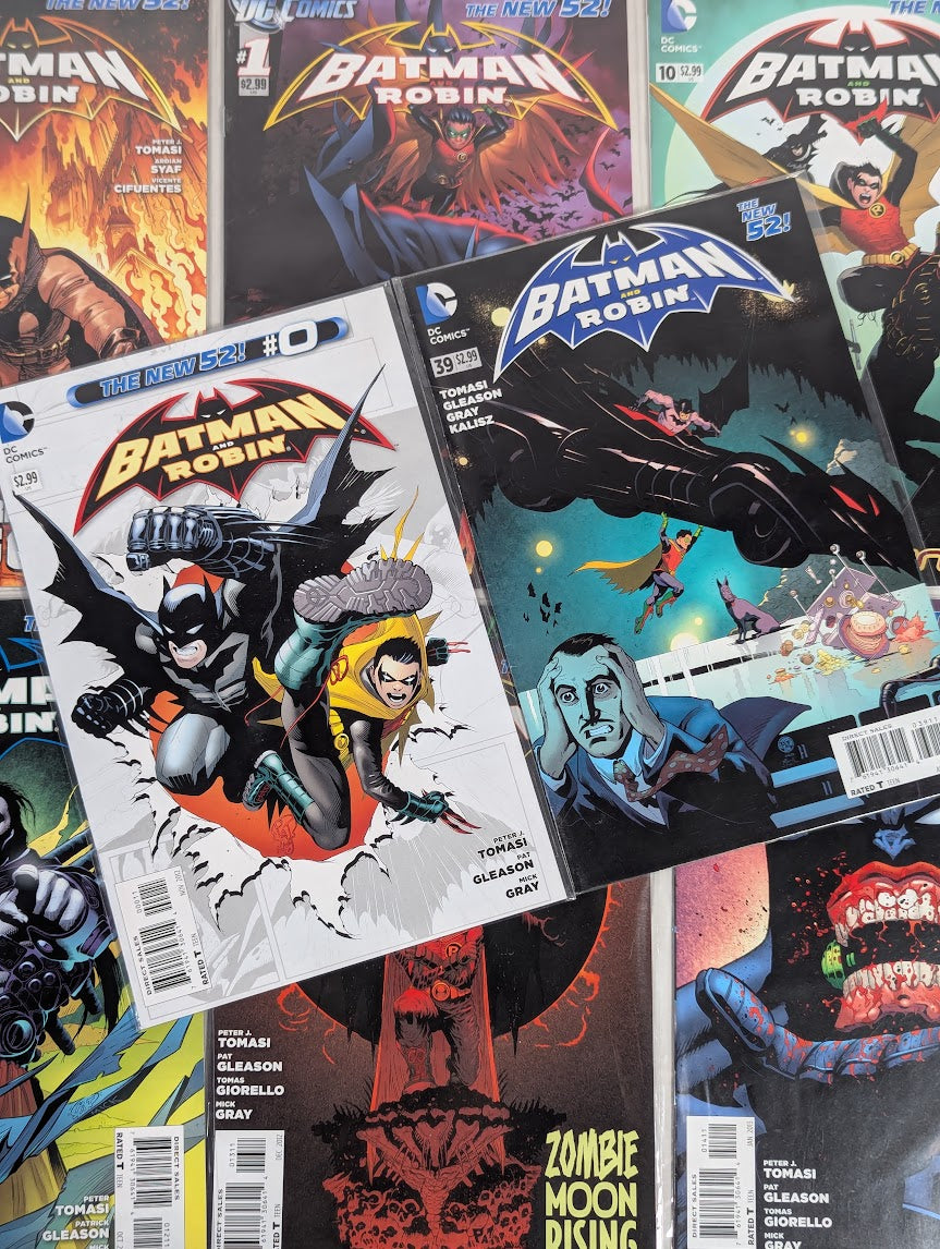 DC Comics Batman and Robin (2011) Issues 0 - 39 (Missing 2 - 9 and 25 - 28) Comic Book Bundle