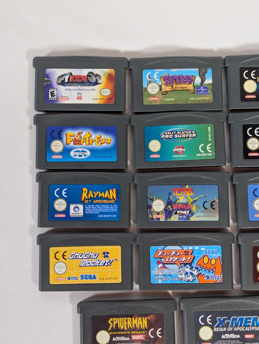 Game Boy Advance Bundle of 19 Video Games (Cartridges Only)