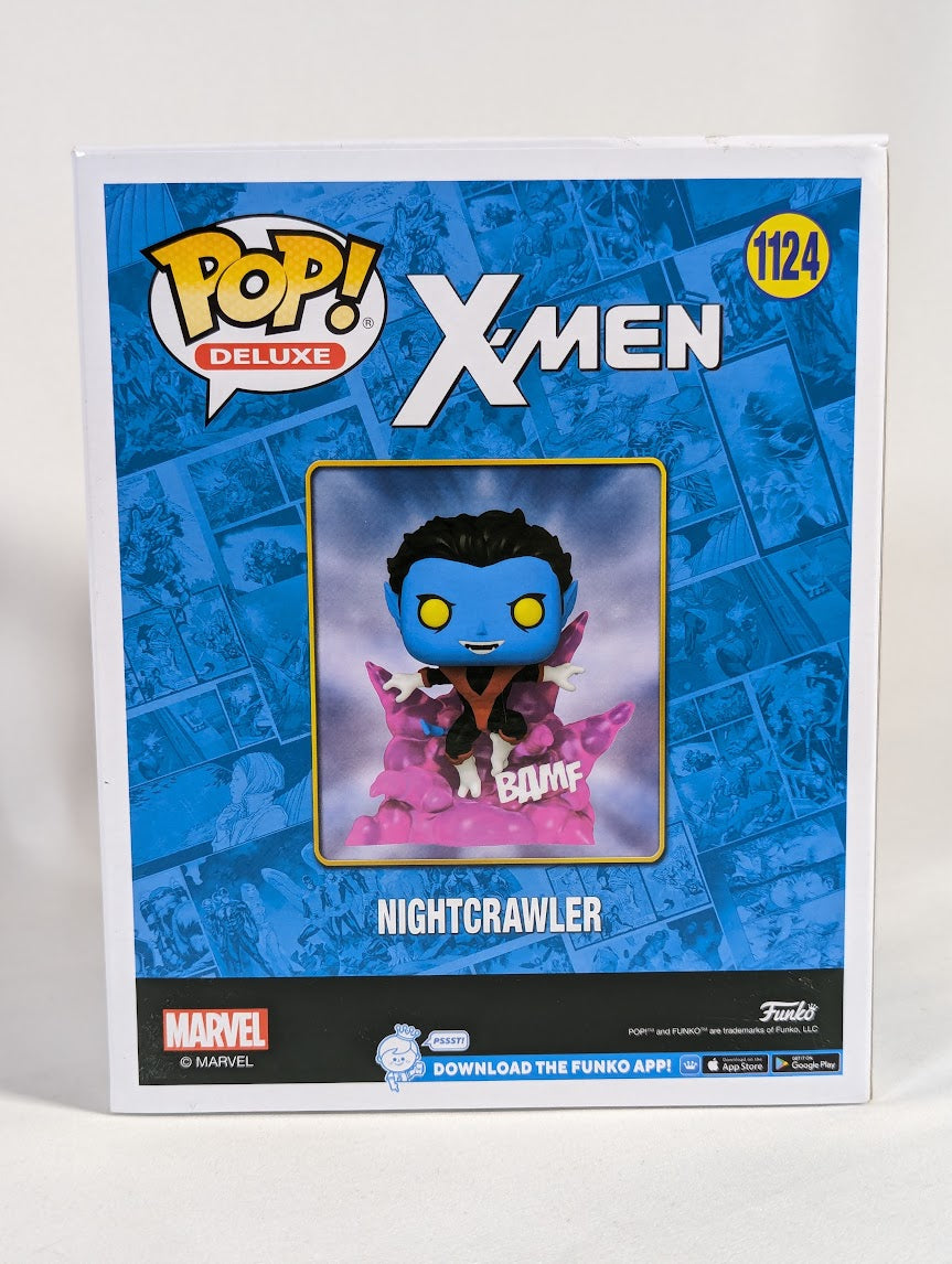 Marvel X-Men Nightcrawler (Glow in the Dark) (Previews Exclusive) Funko Pop! Deluxe Vinyl Figure #1124