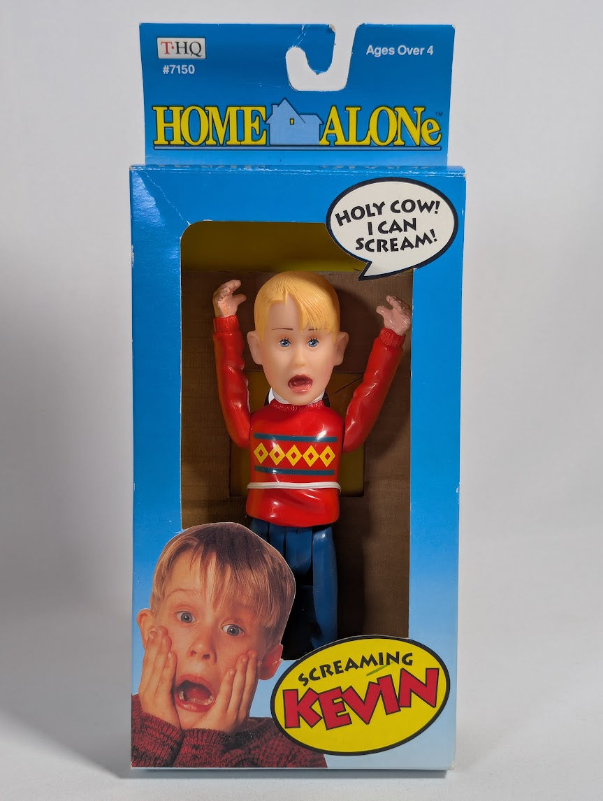 Home Alone Screaming Kevin 1991 THQ Action Figure