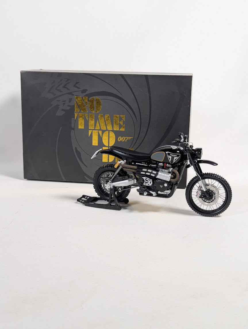 007 James Bond No Time to Die Triumph Scrambler 1200 Matera 2022 Corgi Model