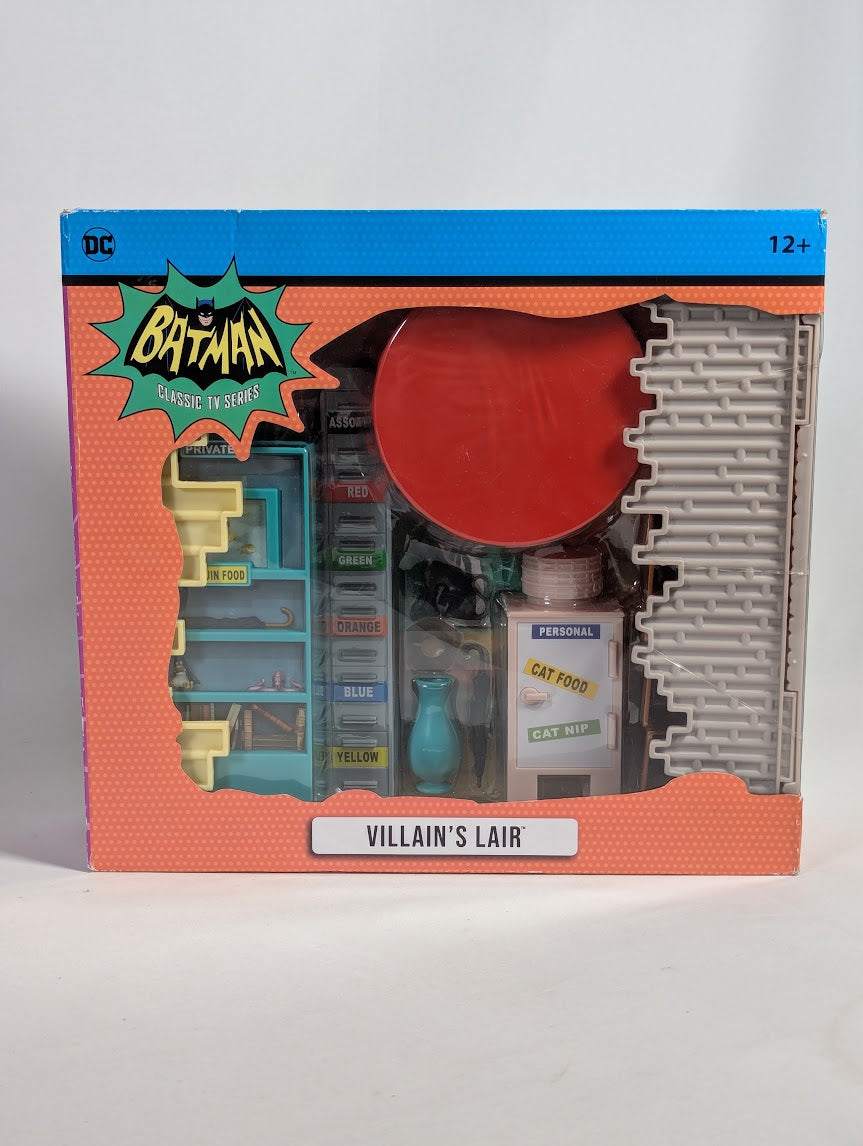 DC Comics Batman Classic TV Series Villain's Lair 2022 McFarlane Toys Playset
